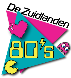 Logo Wijkfeest de Zuidlanden loves the 80's - 2025 Logo Wijkfeest de Zuidlanden loves the 80's - 2025